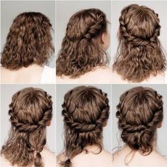 Stunning Crown Hairstyle Ideas for a Royal Look Curly Hair Updo Wedding, Short Curly Updo, Curly Bridal Hair, Curly Hair Up, Wedding Hairstyles For Short Hair, Curly Bun Hairstyles, Curly Hair Braids, Curly Wedding Hair, Curly Hair Updo