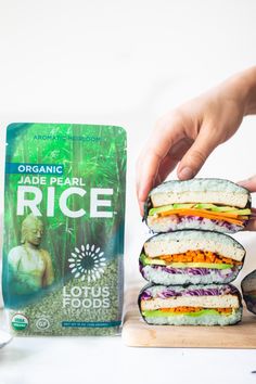 Lotus Foods Organic Jade Pearl Rice™ Green Rice, Fluffy Texture, Bamboo Forest, Sushi Rice, Pesticides