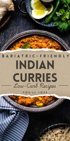 Savor the flavors of Indian cuisine with these low-carb, bariatric-friendly curry recipes. Packed with protein and perfect for your post-surgery journey! Homemade Curry Recipe, Mushroom Masala Recipe, Healthy Chicken Curry, Low Carb Curry, Thai Red Curry Recipe, Easy Cauliflower Recipes, Red Curry Recipe, Chicken Korma Recipe, Slow Cooker Chicken Curry