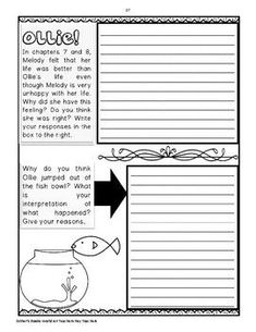 a fish in a bowl worksheet with an arrow pointing to the text on it