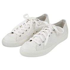 Muji white men's cotton sneaker White Plimsolls, Original Fashion, Leather Boot Shoes, White Sneakers, Sneakers White, Tennis Shoes, White Sneaker, Water Repellent, Leather Shoes