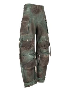 100% Cotton The Attico, Sneaker Wedge, Cargo Trousers, Pump Sandals, After Dark, Tory Burch Shoes, Green Cotton, Lace Boots, Short Pants