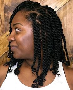 African Natural Hairstyles, Natural Hair Twists, Twist Styles, Twist Braid Hairstyles, Hair Twist Styles, Short Braids, Natural Hair Updo, Natural Hair Braids, African Braids Hairstyles