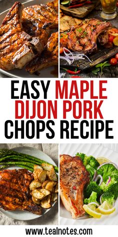 easy maple dijon pork chops recipe