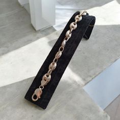 This chain bracelet is made entirely of 925 sterling silver. It will complete your combinations with its stylish look. You can create an order by choosing the size you want. If you want a size other than the options, please contact us via message on etsy. PRODUCT DETAILS Grain Size: 11mm(0.43") 14mm(0.55") All our products are handcrafted and carefully manufactured. The main principle of our store is to deliver quality products to our customers at affordable prices. You can check other products on our store page for different color and size options.   We can write what you want on the gift box in your order that you consider as a gift, you can contact us and send the text you want to be written on the box. Important Note: Photos may vary slightly depending on factors such as screen setting Sterling Silver Bracelets With Chunky Chain In Oval Link, Classic Sterling Silver Chunky Chain Bracelet, Modern Sterling Silver Chunky Chain Bracelet, Sterling Silver Jubilee Chain Bracelet With Oval Links, Elegant Silver Bracelets With Chunky Chain, Elegant Silver Chunky Chain Bracelets, Sterling Silver Link Bracelets With Rolo Chain, Modern Sterling Silver Bracelets With Rolo Chain, Silver Link Bracelets With Rolo Chain