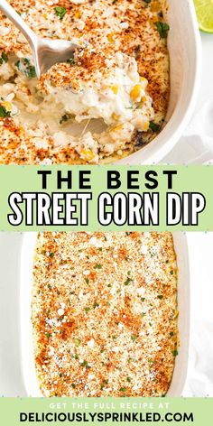 Whip up this street corn dip with cream cheese! You can assemble this easy appetizer for a party in just a matter of minutes. This cold dip is also a delicious snack recipe you'll want to enjoy again and again! Corn And Cream Cheese Dip, Veggie Party Snacks, Street Corn Cheese Dip, Street Corn Dip With Cream Cheese, Corn Rotel Cream Cheese Dip, Dips To Make With Cream Cheese, Cold Street Corn Dip, Cold Corn Dip With Cream Cheese, Mexican Corn Dip With Cream Cheese