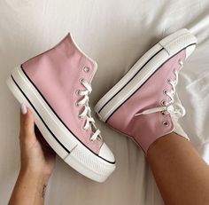 Quince Shoes Sneakers, Pastel Converse, Converse Pink