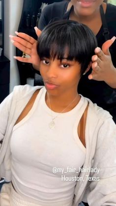 Short Hair For African Women, Short Haircut For Black Woman, Shirt Haircuts For Women Black, Chili Bowl Haircut Black Women, Blonde Mushroom Haircut Black Women, Short Relaxed Hair Styles For Black Women, 90s Haircuts Black Women, Really Short Bob Black Women, Cute Haircuts For Black Women