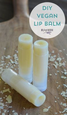 Vegan Lip Balm Recipe, Diy Balm, Skincare Recipes