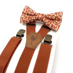 Suspenders for Men Adjustable Y Back Elastic with Strong three Clips. (Strong clamps that hold in place.) Burnt Orange Suspenders Set, Burnt Orange bow tie, Wedding bow tie, Groom bow tie, Ring bearer, Bow Tie for men, baby, boy, kids * Colors look different on computer monitors and cell phone screens. Please follow this link for a matching tie. Floral tie https://www.etsy.com/listing/1332038800 Solid tie https://www.etsy.com/listing/1592189149 * Dimensions(Bow Tie): Material: Linen Size(approx. Orange Bow Tie Wedding, Ring Bearer Tux, Ring Bearer Outfit Navy, Burnt Orange Bow Tie, Orange Suspenders, Suit With Suspenders, Orange Bow Tie, Bow Tie Groom, Groom Bow Tie