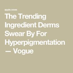 The Trending Ingredient Derms Swear By For Hyperpigmentation — Vogue Serum For Hyperpigmentation, Hyperpigmentation Products, Lifestyle Workout, Best Serum, Tranexamic Acid, Health Ideas, Beauty Remedies, Healthy Fit, Healthy Fitness