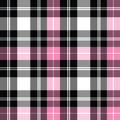 a pink and black plaid pattern