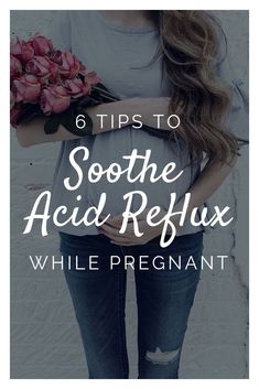 One of the common pregnancy symptoms is acid reflux. It's especially common in the second and third trimesters. But does that mean you just have to deal with it? No. There are 6 easy things you can try to soothe the discomfort of acid reflux. #acidreflux #pregnancysymptoms Acid Reflux Home Remedies, Acid Reflux Relief, Stop Acid Reflux, Acid Reflux Diet, Reflux Symptoms, Deal With It, Acid Reflux