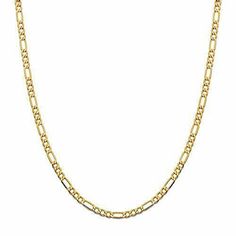 New 10k Yellow Gold Figaro Figro Chain 3.5mm 16'' 16inch Nacklace Mens  #Figaro #Figaro Men Necklaces, Gold Figaro Chain, State Necklace, Figaro Chain Necklace, Figaro Chains, Figaro Chain, Ankle Bracelets, Chain Link Necklace, Link Chain