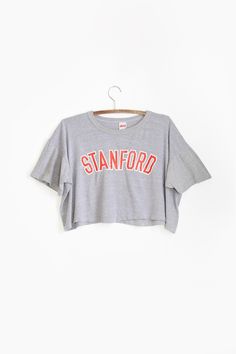 80s Stanford t-shirt | Vintage 1980s Stanford University college California cropped T-shirt by CALIVINTAGEUSA on Etsy Cropped Short Sleeve Letter Print T-shirt For College, Short Sleeve Cropped T-shirt With Letter Print For College, Cropped Letter Print T-shirt For College, Cropped Short Sleeve T-shirt With Letter Print For College, Cropped Crew Neck T-shirt With Graphic Print For College, Graphic Print Cropped Cotton T-shirt For College, Graphic Print Cotton Cropped T-shirt For College, Cropped Cotton T-shirt With Short Sleeves, Summer Cotton Crop Top For College