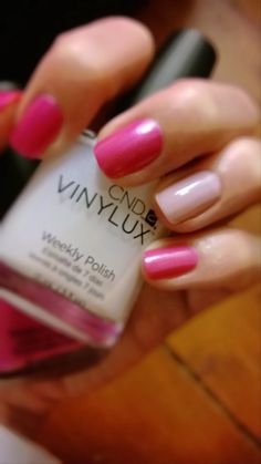 Pin by Orsolya Lengyel on Pretty nails Pink nails, Nails, Cnd nail polish Cnd Nail Polish, Cnd Vinylux, Creative Nail Designs, Salon Ideas, Cnd Shellac, Nail Envy, Tutti Frutti, Creative Nails, Us Nails