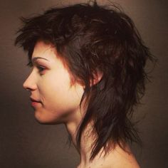 Mullet Haircut, Haircut Inspiration, Punk Hair, Very Short Hair, Edgy Hair, Shag Haircut, Short Haircut, Mullet Hairstyle, Short Hair With Bangs