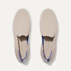 The Original Slip On Sneaker in Sand Soft, flexible upper in light, warm beige. Comfortable matching insoles and durable outsoles in white. Features a black and white heel stripe for a sporty touch. Black And White Heels, Slipon Shoes, Mule Sneakers, Chukka Boots Men, Clog Boots, Warm Beige, Sneaker Slippers, Sneakers For Women, Classic Boots