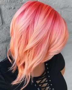 Red Pink Hair Short, Hip Hairstyles, Hairstylist Salon, Salon Owner