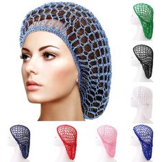 Description: Made of high quality material, this mesh hairnet is soft and lightweight, smooth to the touch but durable enough for long term use, breathable and lightweight and comfortable to wear thanks to the tightly woven design. Elastic and easy to remove and wear, this hairnet stretches to suit all hairstyles and haircuts and will cover your hair well. It is made of high quality rayon material. The head circumference of this hairnet is 20cm in diameter and the cap depth is 24cm. This hair me Crochet Hairnet, Hair Covers, Hair Snood, Sleep Hairstyles, Triangle Hair, Beautiful Buns, Hair Care Tools, Bouffant Hair, Hair Nets