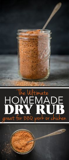 the ultimate homemade dry rub recipe in a jar