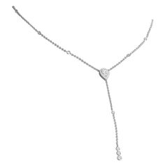 Elegant Hand Set Pear-shaped Necklaces, Elegant Hand Set Pear-shaped Necklace, Timeless Pear-shaped White Gold Diamond Necklace, Luxury Teardrop Hand Set Necklace, Diamond White Platinum Necklace In Pear Shape, Luxury Pear-shaped Necklace With Single Cut Diamonds, Luxury Pear Shaped Necklace With Single Cut Diamonds, Luxury Pear-shaped Necklaces With Diamond Accents, Platinum Necklaces With Diamond Accents, Pear-shaped