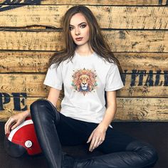 🔥 Unleash Your Inner Power with our Majestic Lion Spirit Animal Shirt 🔥 Roar with confidence and embrace your true nature with our exquisite Royal Lion Shirt. Crafted for those who find solace in the regal presence of lions and feel a genuine connection to these magnificent creatures, our lion head figurine spirituality shirt is designed to empower and uplift your spirit. ⚡ Capture Attention with the Lion's Roar ⚡ Featuring a mesmerizing lion head design print on the chest, our shirt combines the strength of the lion with the captivating allure of sacred geometry and psychedelic art. The golden hues and vibrant colors symbolize the transformative energy that resides within you. With its intricate details and realistic line art, this design will ignite your inner fire and inspire you to r Introvert Aesthetic, Mom Pride, Bitcoin Logo, Tired Mom, Mom Life Shirt, Elegant Font, Mom Tees, Dundee, Ash Color