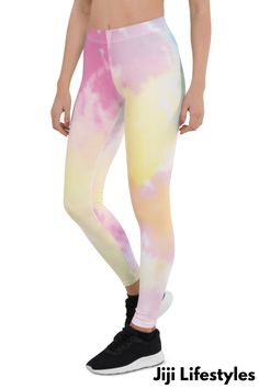 Tired of your old leggings? Give Jiji Leggings tie dye leggings outfit a try! Tie Dye Leggings Outfit, Leggings Outfit For School, Leggings Outfit Spring, Leggings Outfit Summer, Leggings Outfit Winter, Leggings Outfit Casual, Yoga Tights, Halloween Leggings, Leggings Outfit