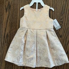 Carter’s Baby Formal Dress - Size 12mo Ivory & Gold New With Tags Carters Baby, Kids' Dresses, Formal Dress, Gold Color, Two Piece Skirt Set, Formal Dresses, Tags, Dresses, Gold