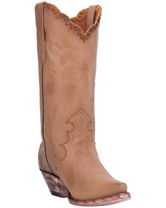 Dan Post Women's Denise Western Boots - Snip Toe, Camel Western Boots With Snip Toe And Removable Insole, Wide Calf Snip Toe Boots With Leather Lining, Boots With Leather Sole, Wide Calf, And Snip Toe, Wide Calf Leather Lined Snip Toe Boots, Wide Calf Leather-lined Boots With Snip Toe, Wide Calf Boots With Leather Sole And Snip Toe, Fitted Snip Toe Boots With Leather Footbed, Leather Boots With Reinforced Pointed Toe, Wide Calf Closed Toe Boots With Leather Lining