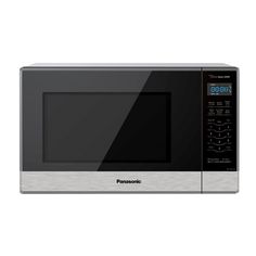 panasonic microwave oven with digital display and built - in timer, stainless steel