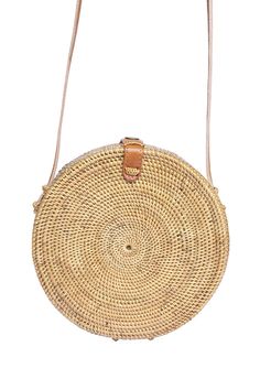 Round Rattan Bali Bag Summer Portable Brown Straw Bag, Summer Brown Portable Straw Bag, Portable Trendy Summer Straw Bag, Portable Trendy Straw Bag For Summer, Trendy Portable Straw Bag For Summer, Brown Portable Straw Bag For Beach, Brown Portable Straw Bag For The Beach, Portable Brown Straw Bag For Beach, Casual Portable Straw Bag For Summer