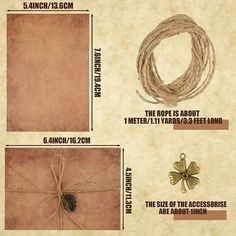 the instructions for how to tie a knot with twine and other things that are tied together