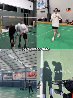 Cute Double Dates, Date Night Ideas Aesthetic, Couple Activities Things To Do, Badminton Date, Cute Couple Dates, Couple Activity Ideas, Couple On Date