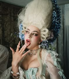 Marie Antoinette Aesthetic, Marie Antoinette Party, Rococo Aesthetic, Rococo Fashion, Makeup Icons, The Used, Charli Xcx, Fabulous Nails, Marie Antoinette