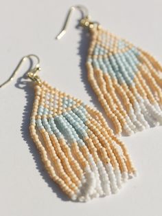 Classic beaded drape earrings with minimalist desert vibes 🏜️ Fair trade Handcrafted in India Glass beads Hypoallergenic & nickel free Measures 2.75" in length Nickel Free Bohemian Beaded Earrings For Everyday, Nickel Free Bohemian Beaded Earrings, Adjustable Beaded Earrings With Dangling Beads For Everyday, Nickel-free Bohemian Beaded Earrings, Bohemian Nickel Free Beaded Earrings For Everyday, Trendy Beaded Earrings For Everyday, Everyday Bohemian Nickel-free Beaded Earrings, Trendy Colorful Beaded Earrings For Everyday Wear, Colorful Beaded Dangle Earrings For Everyday