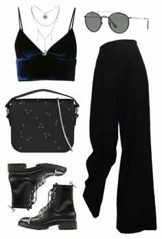 Pretty Fashion Outfit, New Rock, T By Alexander Wang, Mode Vintage, Mode Inspiration, Polyvore Outfits, Retro Outfits