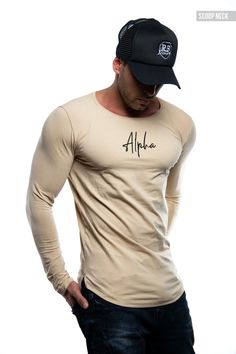 Men's Long Sleeve T-shirts / Slim Fit Clothing Online / Casual Tees – RB Design Store Graphic Tee Shirt Outfit, Shirts Outfit, Tee Shirt Outfit, Slogan Shirts, Muscle T Shirts, Men's Long Sleeve T-shirt, Online Mens Clothing, Tshirt Outfits, Slim Fit Shirt