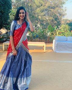 Niharika Konidela, Chai Samosa, Nature Hd Wallpaper, Bride Reception Dresses, Half Saree Function, Movie Pictures, Choli Dress, Half Saree Lehenga