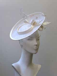 Bridal Hat, Vintage Millinery