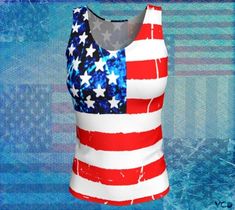 Due to the large amounts of orders and production limitations we are experiencing during this difficult time, customers should expect delays in order fulfillment and delivery delays are possible. Orders will continue to be fulfilled and shipped ASAP! We appreciate your patience and continued support during this difficult time.  AMERICAN FLAG TANK TOP WOMENS SLEEVELESS TANK-TOP WOMEN'S FITTED SCOOP NECK SLEEVELESS SHIRT JERSEY STYLE  Women's Fitted Tank Top Jersey Style Scoop Neck Sleeveless Performance Tank Pair this with a pair of Leggings! Great for Yoga Class, Lounging at home, Sleepwear, and running around during your daily grind! Cute and comfortable the shirt is made of soft peach skin Jersey Fabric making it extra soft, light and breathable.  * Double Sided Print (Front & Back) * Sc Patriotic Clothing, American Flag Tank Top, Yoga Tank Top, Patriotic Outfit, Tank Top For Women, Workout Clothing, Yoga Tank, Yoga Tank Tops, Baby Leggings