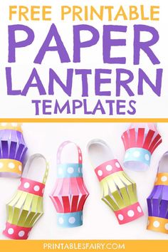 Free Printable Paper Lantern Templates Ramadan Lantern Craft, Afterschool Crafts, Mid Autumn Festival Craft, Lantern Crafts For Kids, Kids Lantern, Japan For Kids, Islamic Activities, Lantern Crafts, Lantern Template