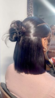 Sleek Ponytail Hairstyles, Frontal Wig Hairstyles, Birthday Hairstyles, Quick Weave Hairstyles, A Pony, Hairdos For Curly Hair, Pretty Braided Hairstyles