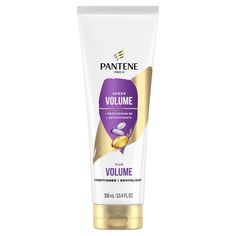 Pantene Conditioner, Volume & Body 0% paraben, colorants. No weigh down. 72 hour fullness. Hard Working, Long Lasting: Volume & body Pro-V formula visibly transforms flat hair into lively full and soft hair without weigh down. Color safe. Pro-V Nutrients: Protective anti-oxidants; strengthening lipids; pH balancers. Conditioning Level: Light. | Pantene Conditioner, Volume & Body At Hy-Vee Pantene Conditioner, Body Conditioner, Pantene Pro V, Anti Oxidants, Flat Hair, Online Grocery Shopping, Hard Working, Soft Hair, Hair Care Shampoo