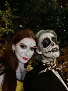 Sally Nightmare Before Christmas Makeup, Trajes Halloween, Nightmare Before Christmas Makeup, Sally Makeup, Ideas Disfraz, Jack Y Sally, Nightmare Before Christmas Movie, Halloween Parejas, Fun Costumes