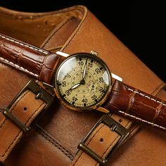 "Vintage watch - ZiM \"Aviation\" I love vintage watches and things, they have a soul. I have been a watch repairer for a long time. And now I want to share it with you 🙂 Vintage watches accentuate any style. They also make great gifts for any occasion! Every watch in my store is professionally serviced and will give you many more years of enjoyment if used properly. Thank you for your attention and have a nice day. More of my work here - https://www.etsy.com/shop/HeritageGarage . Our watches are also delivered in a stylish package with soft padding to ensure an aesthetic appearance and protect the product. 📦 *We include a small, unique gift with each order.  In our workshop you can buy extraordinary handmade gifts for yourself, for your friends and relatives. Mechanism: - ZiM 2602 on 15 Vintage Aviation, Unique Gifts For Him, Antique Watches, Gift For Husband, Love Vintage, Mens Fashion Suits, Mens Vintage, Men's Watches, Wristwatch Men