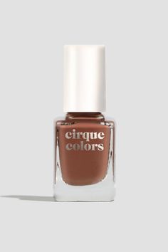 Cream Nail Polish, Non Toxic Nail Polish, Cream Nail, Cirque Colors, Coffee Talk, Dark Complexion, Cream Nails, Warm Milk, Nude Color