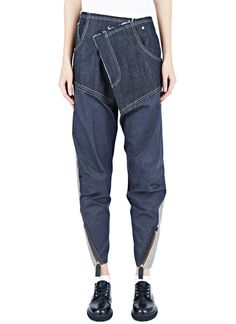 Hannah Jinkins Cross Fly Wet Gloss Jeans | LN-CC Denim Inspiration, Fashion D, Denim Ideas, All Jeans, Shibori, Fashion Details, Designer Outfits Woman