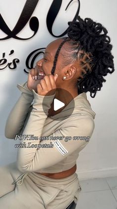 Renee |Hairstylists|Ukhair🇬🇧🇯🇲 on Instagram: "Loc petals come in all different variations and sizes both for long and short locs as well as thick or thin locs. Whatever the combination you just can’t go wrong with Loc petals 😍  Are we feeling this loc petal Mohawk??   My beautiful client loves to switch it up and she eats the styles up EVERYTIME!!   💎A Luxury service awaits you 🔗 in bio 👆🏾  #locs #locpetals #locmowhawk #womenlocstyles #locstylesforwomen #locinspo #londonlocs #locstylist #dreadlocks #explorepage #locmaintenance #locjourney #locstyles #locnation #locgician #womenwithlocsrock" Mohawk Locks Women, Petal Mohawk Locs, Loc Petal Styles Mohawks, Petal Loc Styles For Women, Loc Petal Mohawk, Rose Petal Loc Style, Loc Petal Bun Styles, Dreads Locks Hair Styles For Women, Short Loc Hairstyles For Black Women