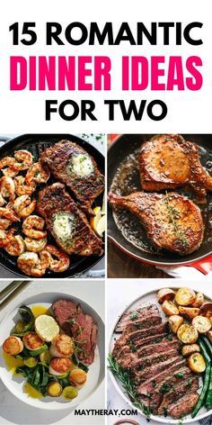 the top 15 romantic dinner ideas for two